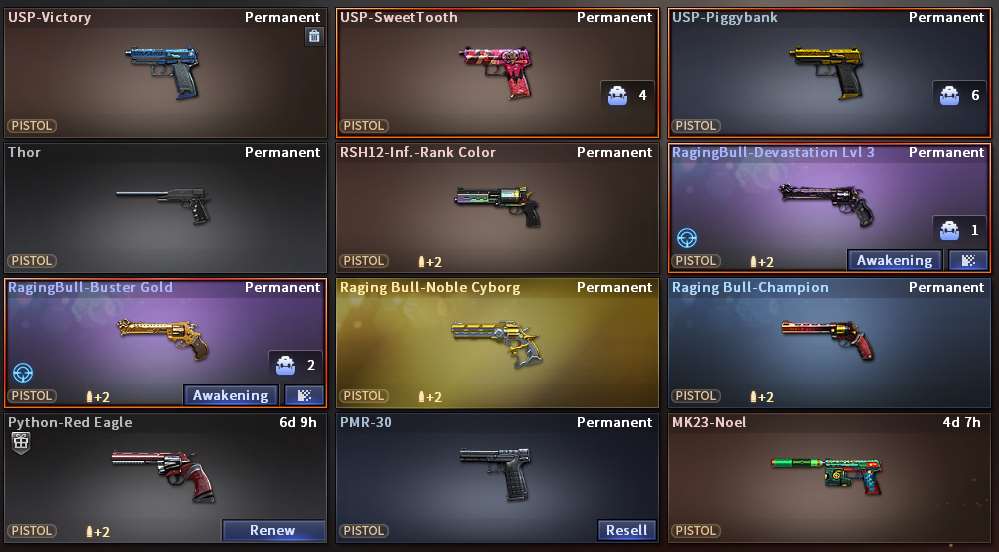 Game account sale CrossFire